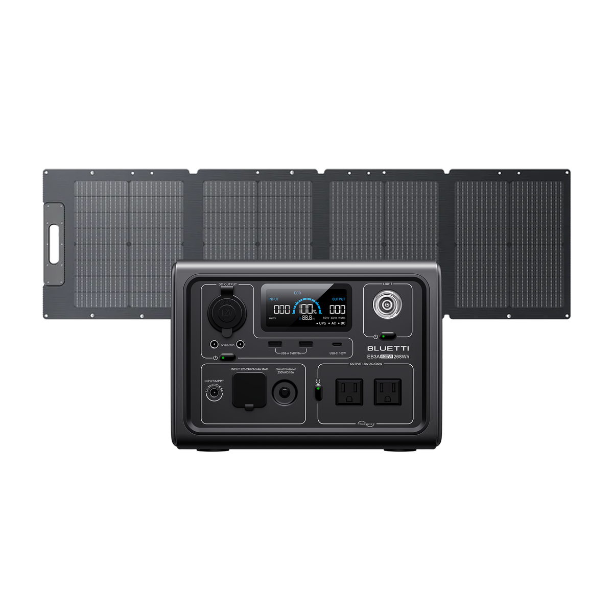 BLUETTI EB3A Portable Power Station | 600W 268Wh