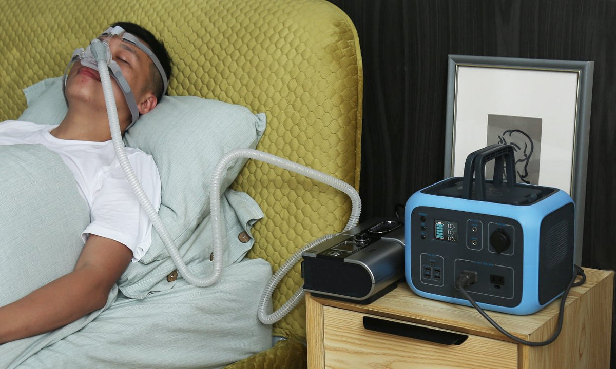 bluetti ac50s solar power station for cpap