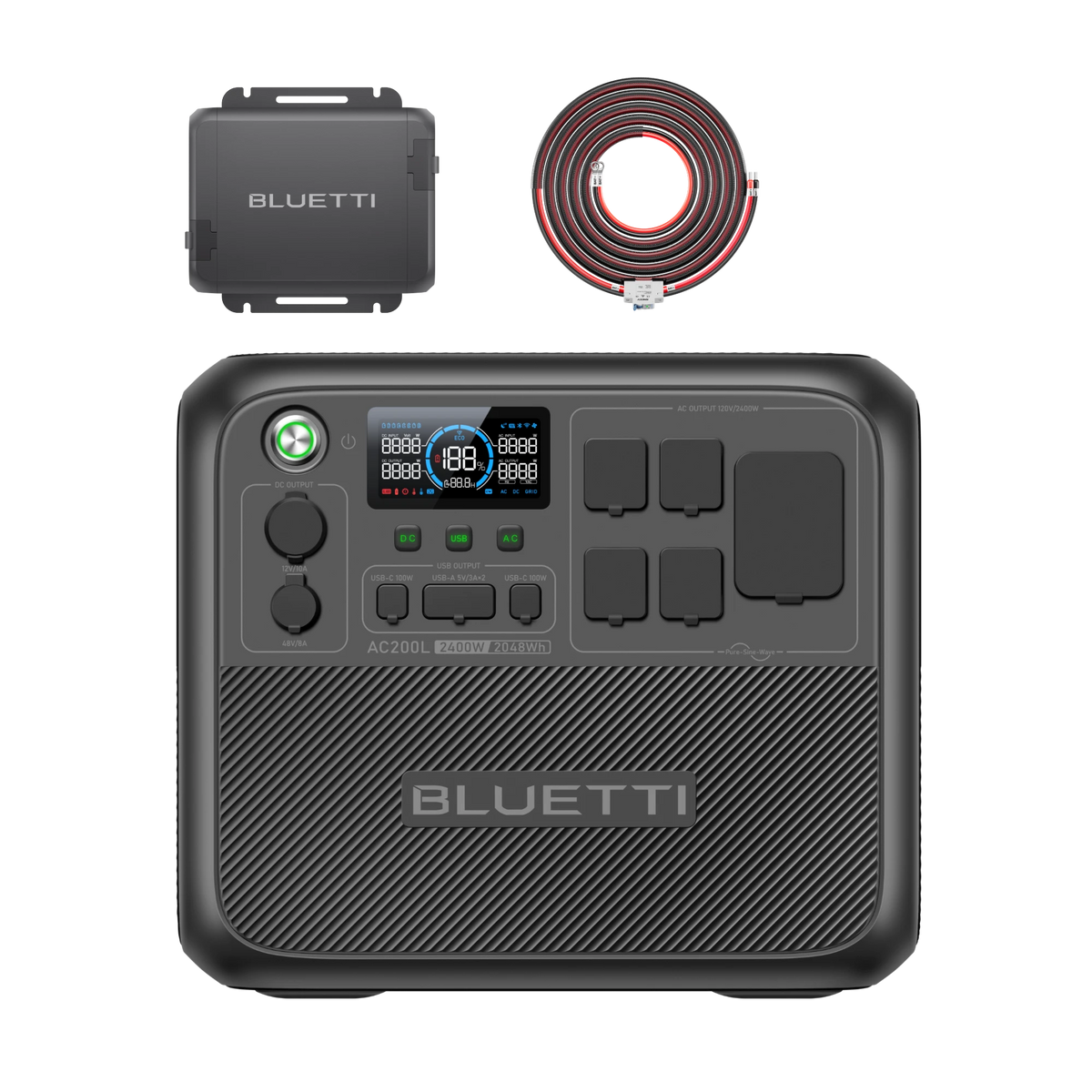BLUETTI AC200L Portable Power Station | 2,400W, 2,048Wh