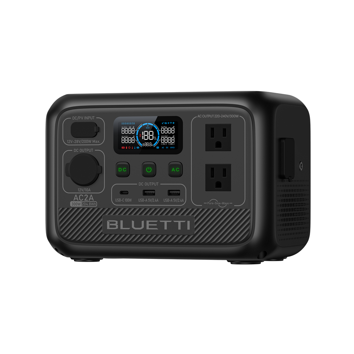 BLUETTI AC2A Portable Power Station | 300W 204Wh