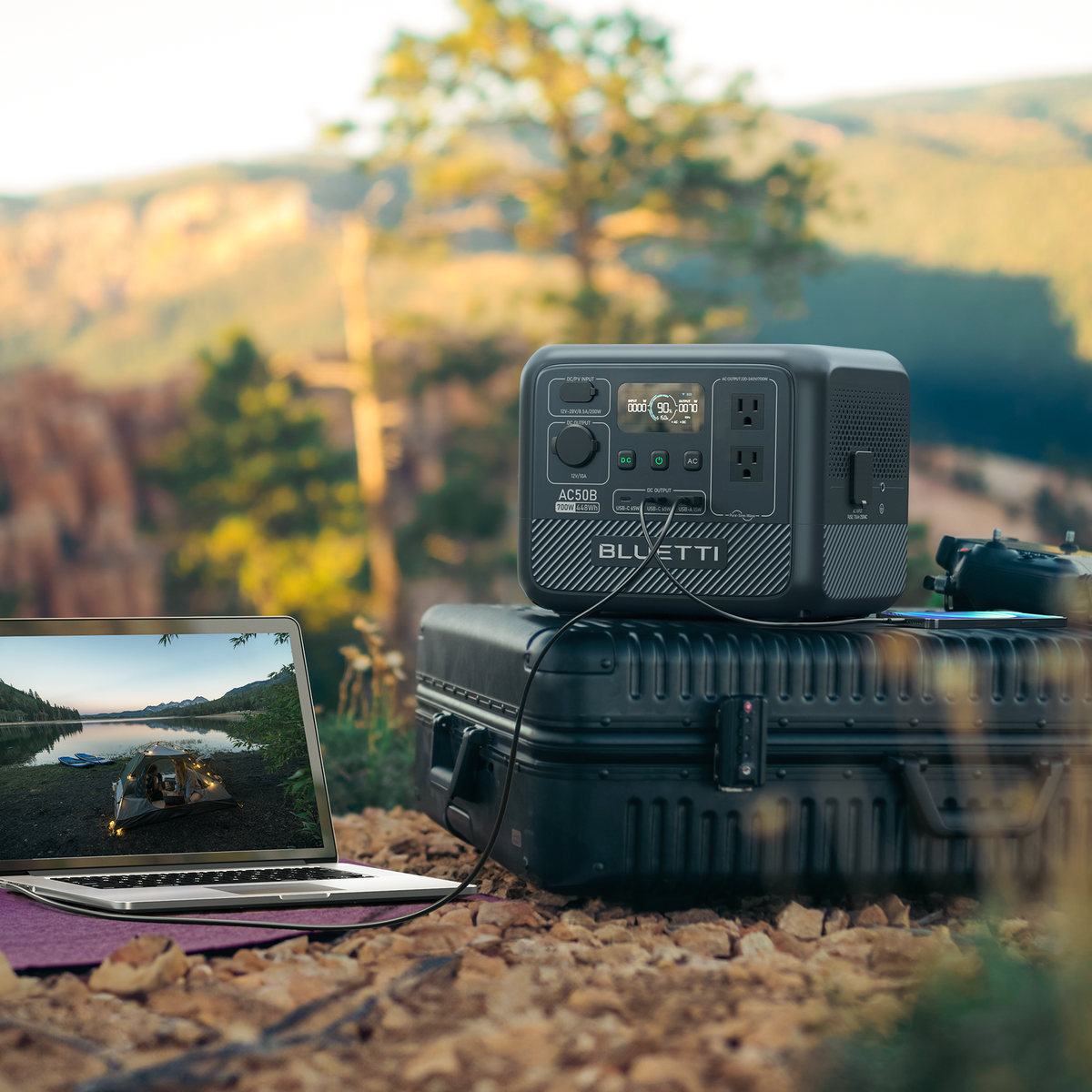 BLUETTI AC50B Portable Power Station | 700W 448Wh