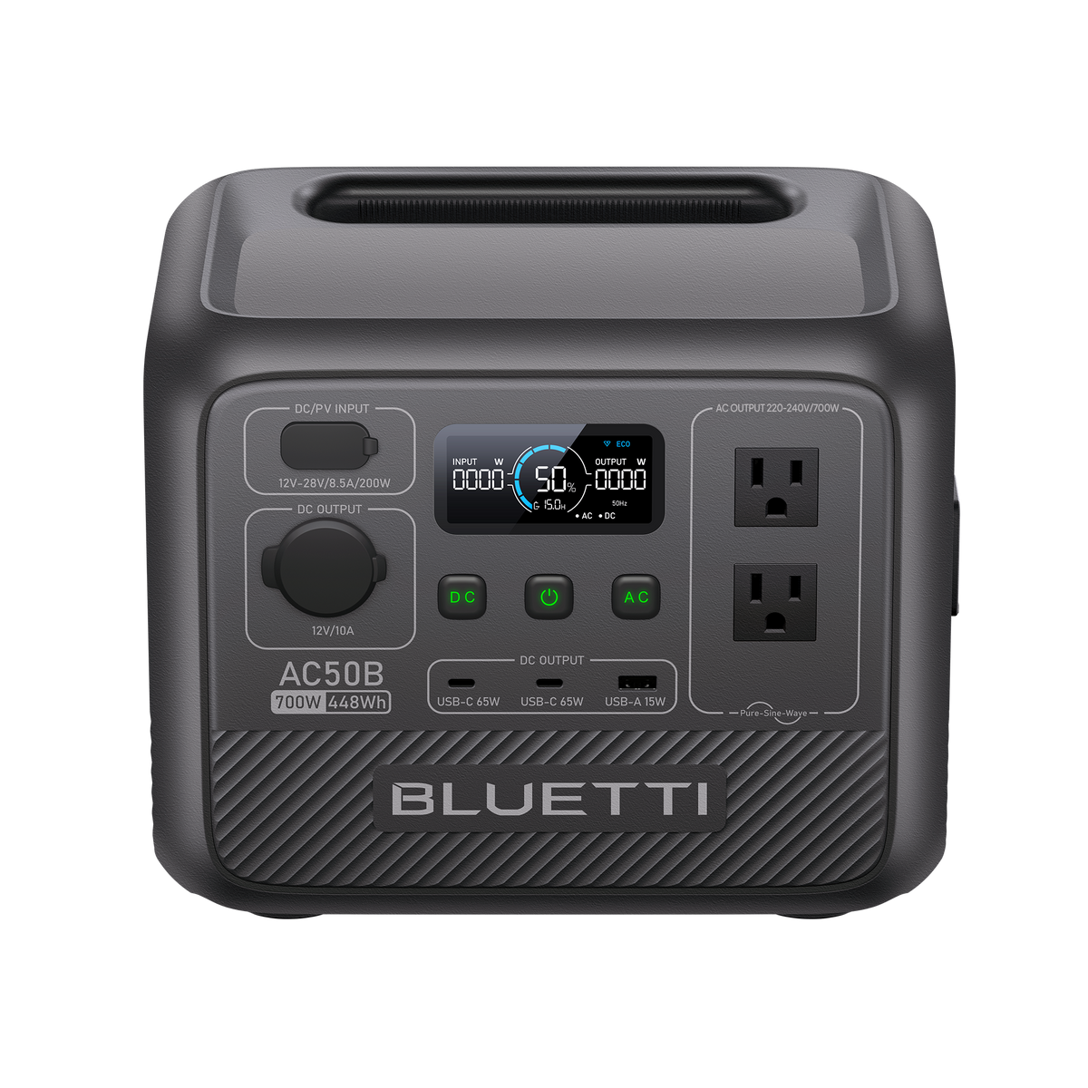 BLUETTI AC50B Portable Power Station | 700W 448Wh
