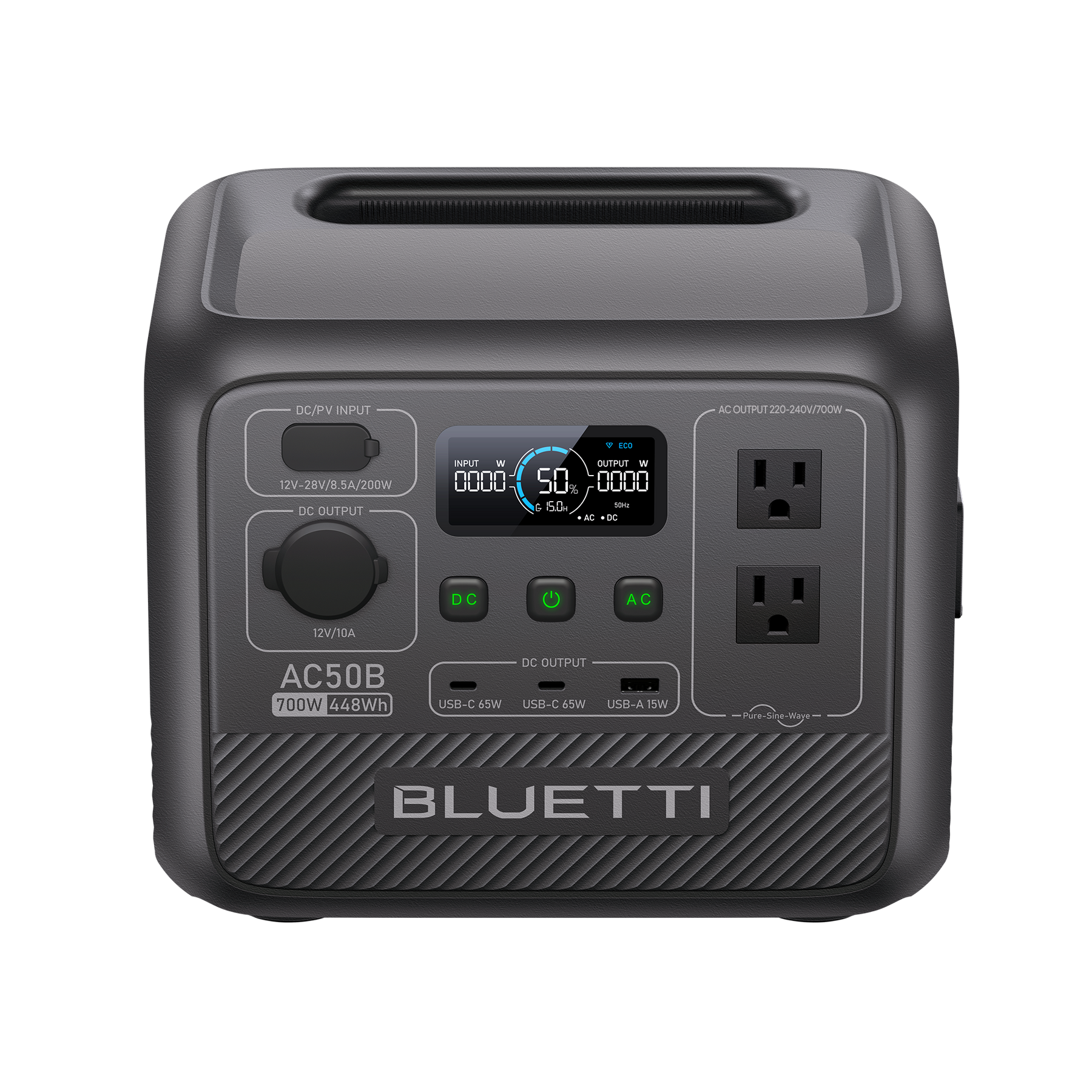 BLUETTI AC50B Portable Power Station | 700W 448Wh