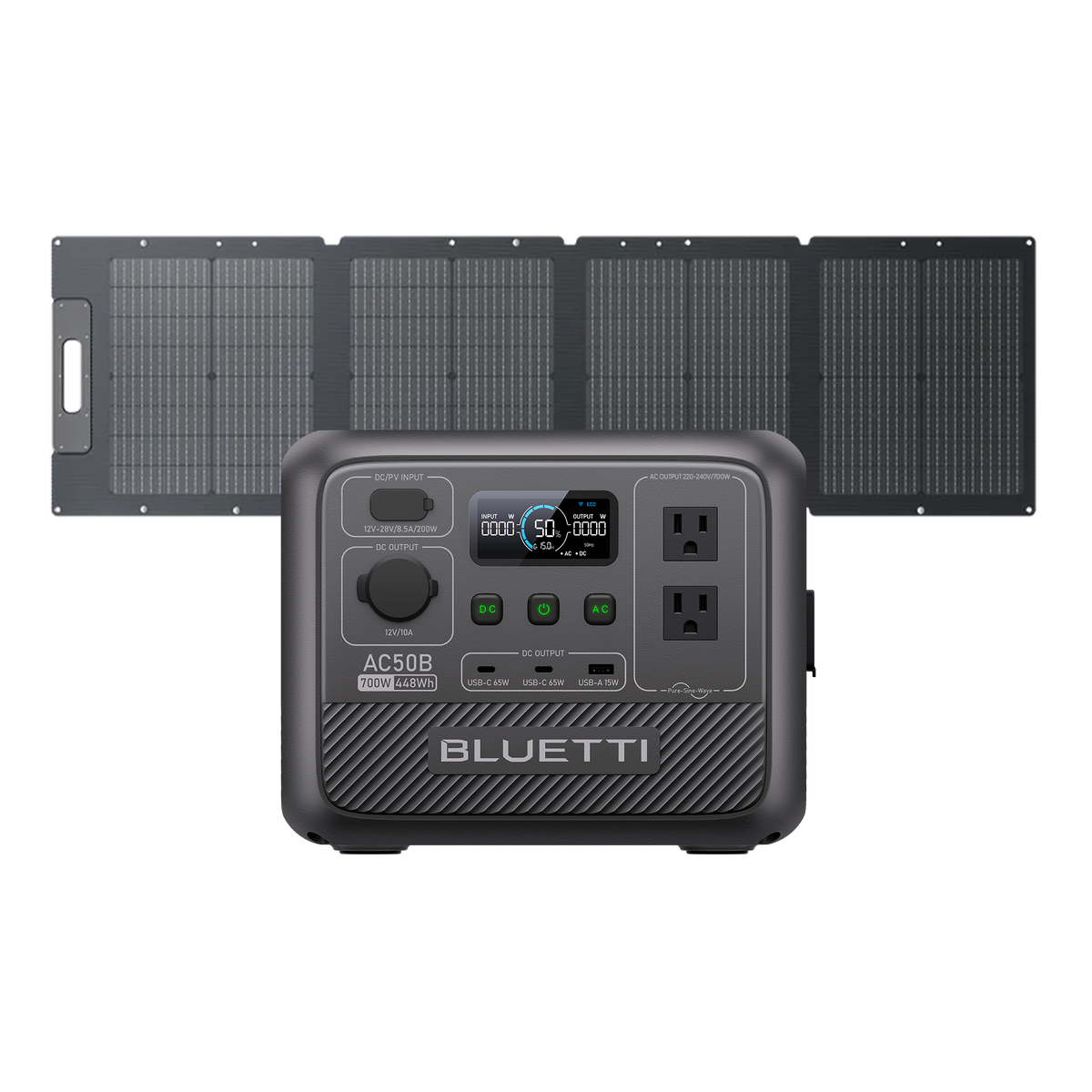 BLUETTI AC50B Portable Power Station | 700W 448Wh