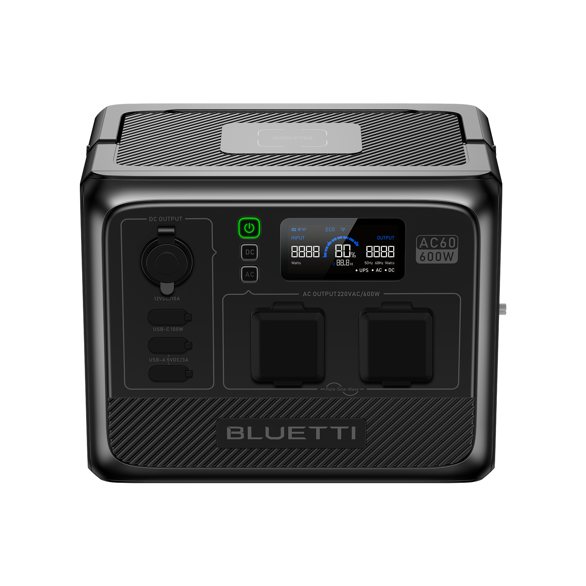 BLUETTI AC60 Portable Power Station 600W 403Wh