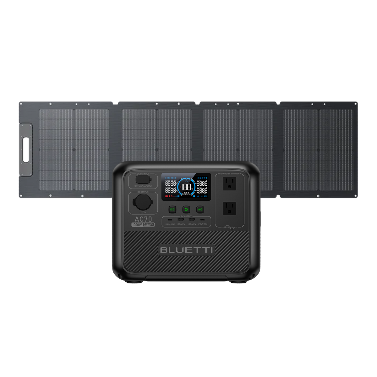 BLUETTI AC70 Portable Power Station | 1000W 768Wh