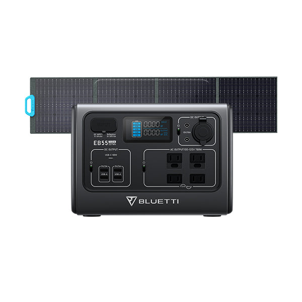 BLUETTI EB55 Portable Power Station | 700W 537Wh
