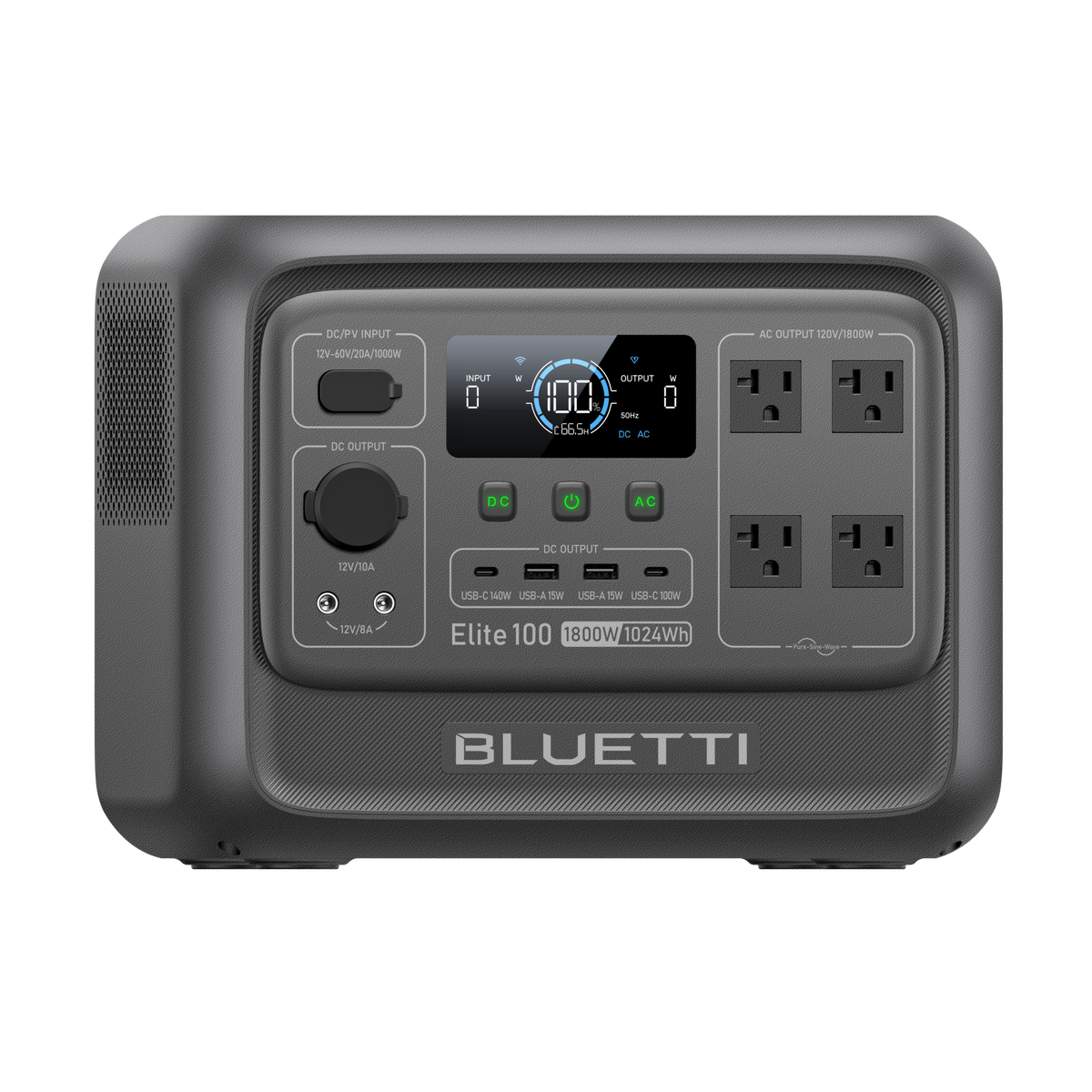BLUETTI Elite 100 V2 Portable Power Station | 1,800W 1,024Wh