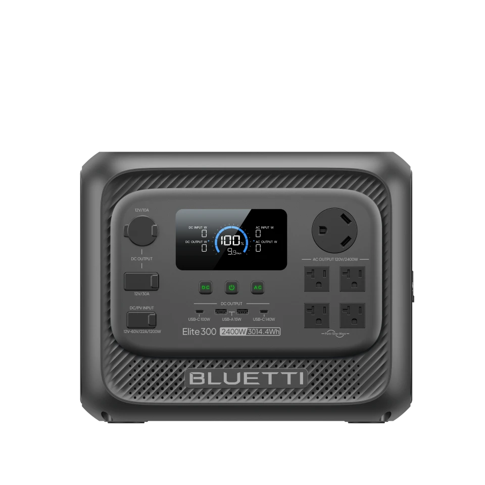 BLUETTI Elite 300 Portable Power Station | 3,014.4Wh 2,400W