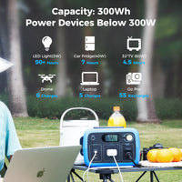 BLUETTI AC30S Portable Power Station | 300W 300Wh